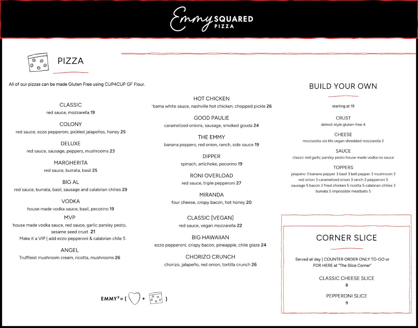 Emmy Squared Pizza